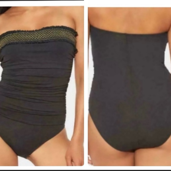 BLEU ROD BEATTIE Convertible Smocked One Piece Swimsuit - Picture 4 of 8